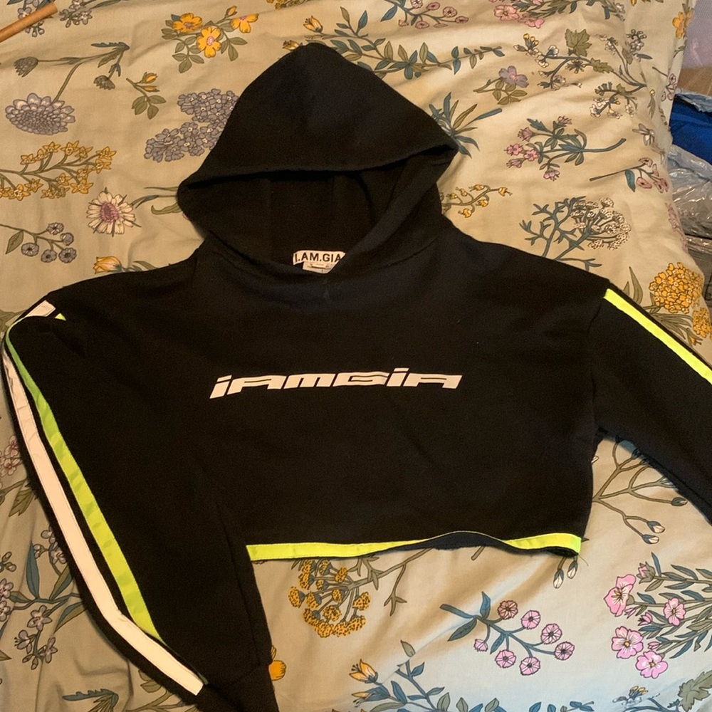 i.am.gia cropped hoodie XS